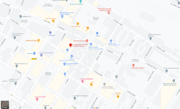 Mapa de localización del apartamento