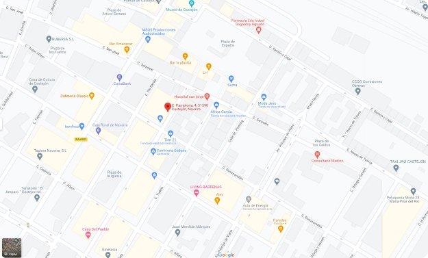 Mapa de localización del apartamento